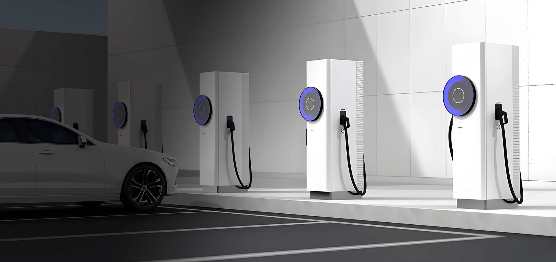 充电站系统解决方案示意图